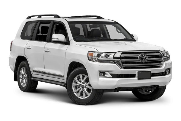 Toyota Land Cruiser 200 deluxe white